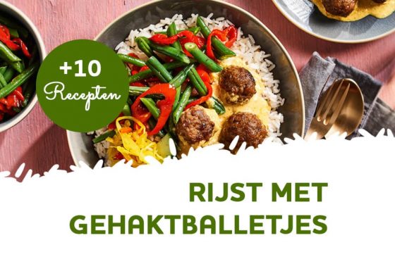 Lassie Favo’s: 7x rijst met gehaktballetjes