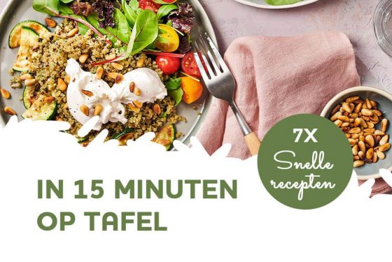7 snelle recepten voor het avondeten (klaar in 15 minuten!)