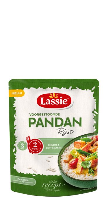 Voorgestoomde Pandanrijst