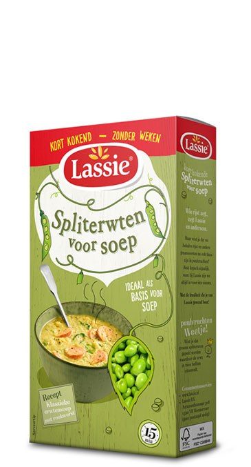 Kortkokende Spliterwten voor Soep