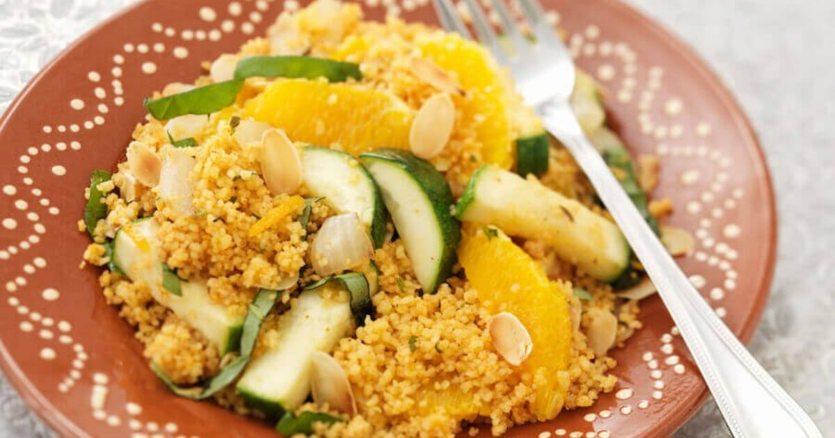 Marokkaanse couscous met courgette Recept Lassie rijst