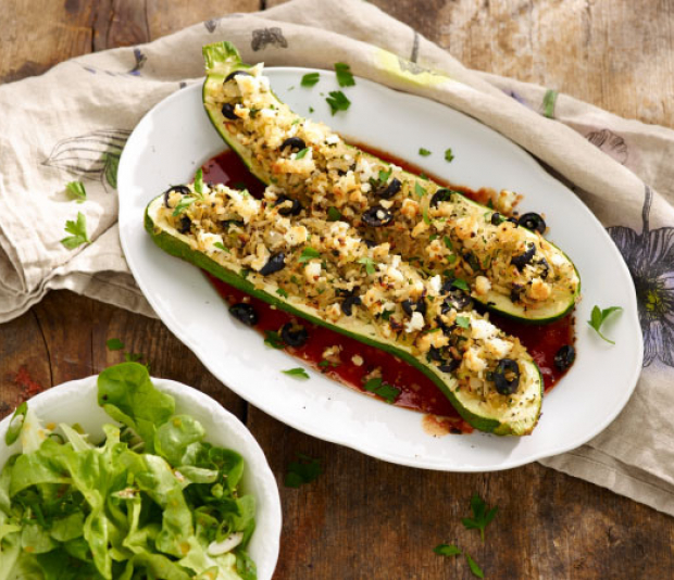 Gevulde courgette