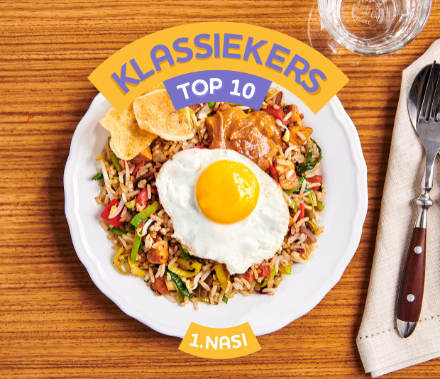 Nasi goreng met kip