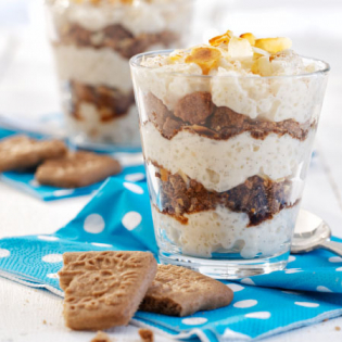 Tiramisu van roomrijst