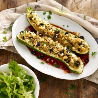 Gevulde courgette