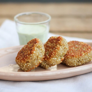 Quinoakoekjes met Parmezaanse kaas
