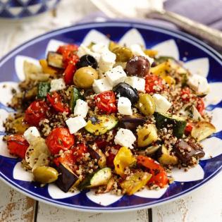 Quinoa met geroosterde groenten