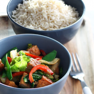 Tofu met Chinese kool