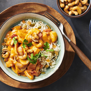 Thaise curry met pastinaak en cashewnoten pastinaakcurry en cashewnoten