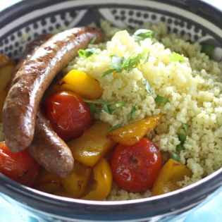 Couscous merquez met paprika