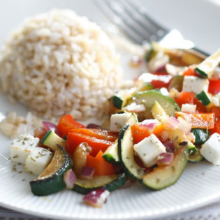 Mediterrane groenten met feta
