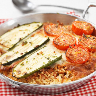 Vega rijstlasagne