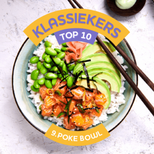 Japanse Poké Bowl met zalm en pickled ginger