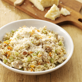 Romige risotto met kip