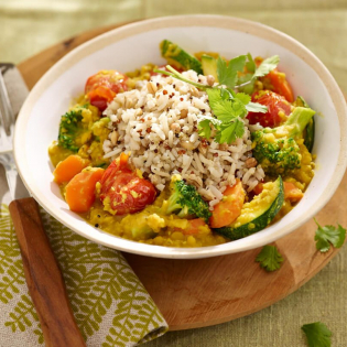 Groentecurry met quinoamix