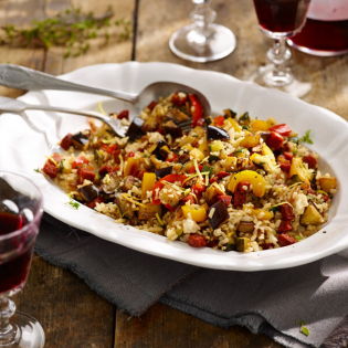Spaanse rijstsalade